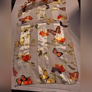 Butterfly Scarf  (NWOT) 13"×63"